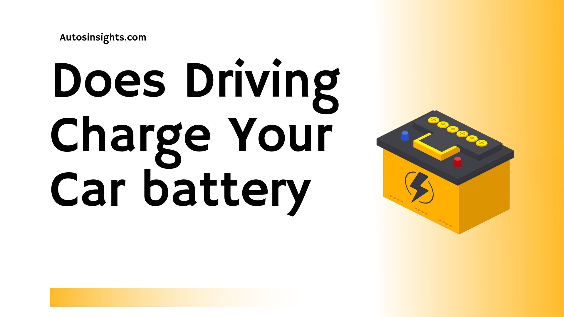 Does Driving Charge Your Car battery Autos Insights